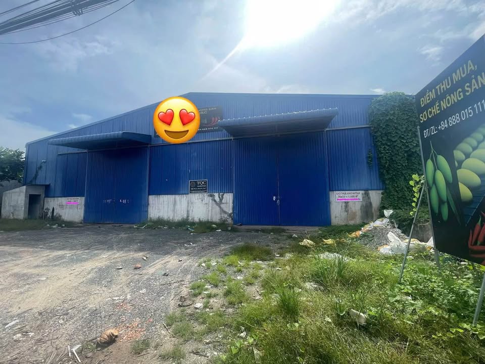 Cho thuê nhà kho 1.500m² mặt tiền QL91, xã Nhơn Hội, An Giang - Phù hợp kinh doanh