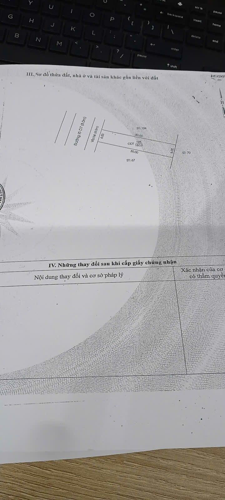 Đất thổ cư 180m² đường D7, Phú Tân, Thủ Dầu Một - Vị trí đối diện công viên!