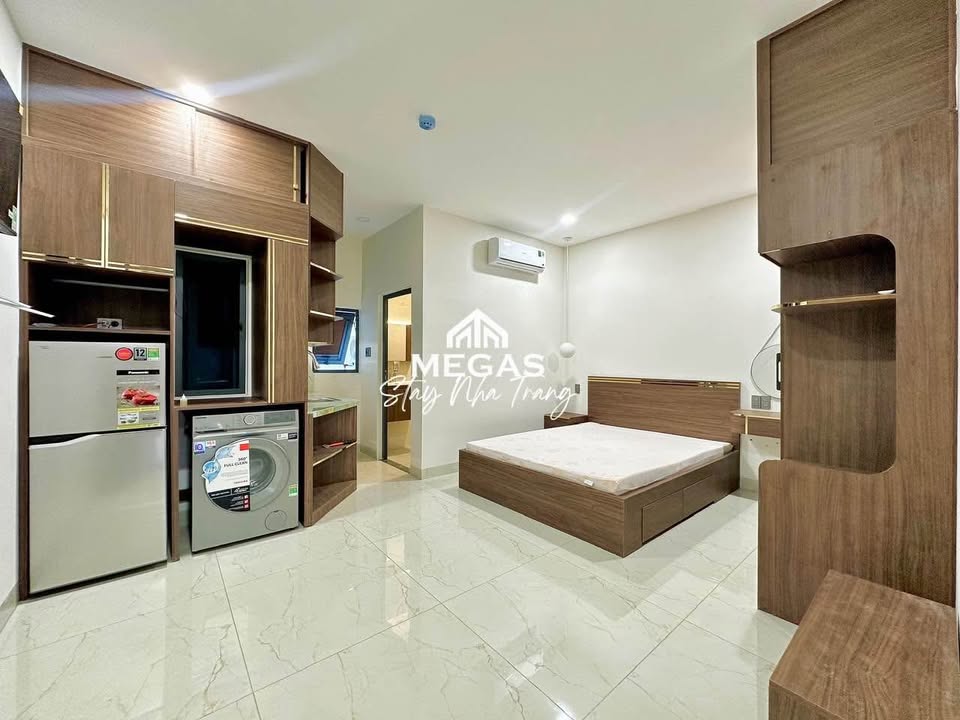 Căn hộ Studio Trần Cao Vân, Nha Trang 4.8 triệu/tháng - Trống sẵn, Full nội thất cao cấp!