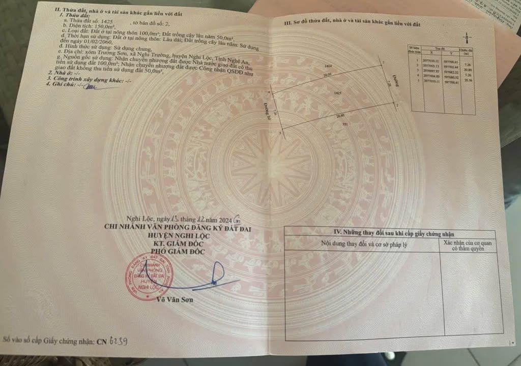 Đất nền Nghi Trường 150m² giá 700 triệu - Mặt tiền 7m, gần trường học!