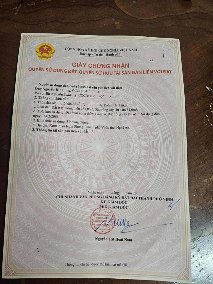 Đất Nền Nghi Phong 216m² giá 5.15 tỷ - Gần Hưng Lộc, Đường Rộng 12m!