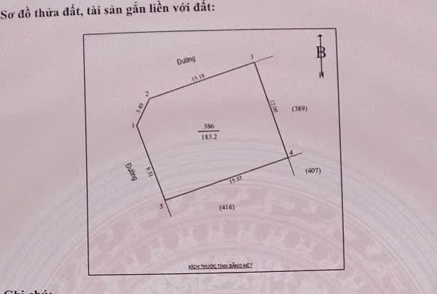 Đất Khu Quy Hoạch Đại Thành Nghi Kim 183m² giá 4.6 tỷ - Lô góc 2 mặt tiền thoáng mát!