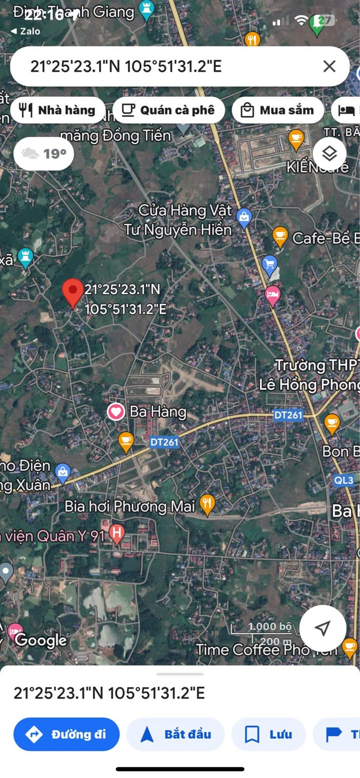 Đất nền Ba Hàng Phổ Yên 125m² giá 599 triệu - Góc 2 mặt tiền đắc địa!