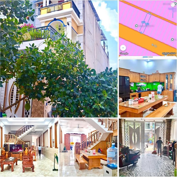 Nhà 3 tầng Tân Bình Dĩ An 124m² giá 6.4 tỷ - Mặt tiền đường 13m, gần chợ đêm!