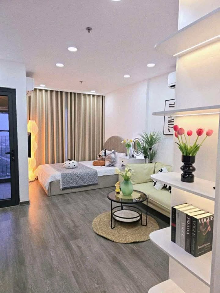 Căn hộ Vinhomes Smart City Tây Mỗ 40m² giá 7.5 triệu - Full nội thất, vào ở ngay!