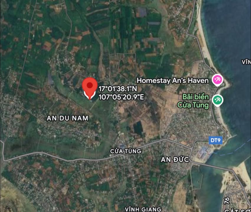 Đất vườn 500m² Cửa Tùng giá 85 triệu - Cơ hội đầu tư tốt!