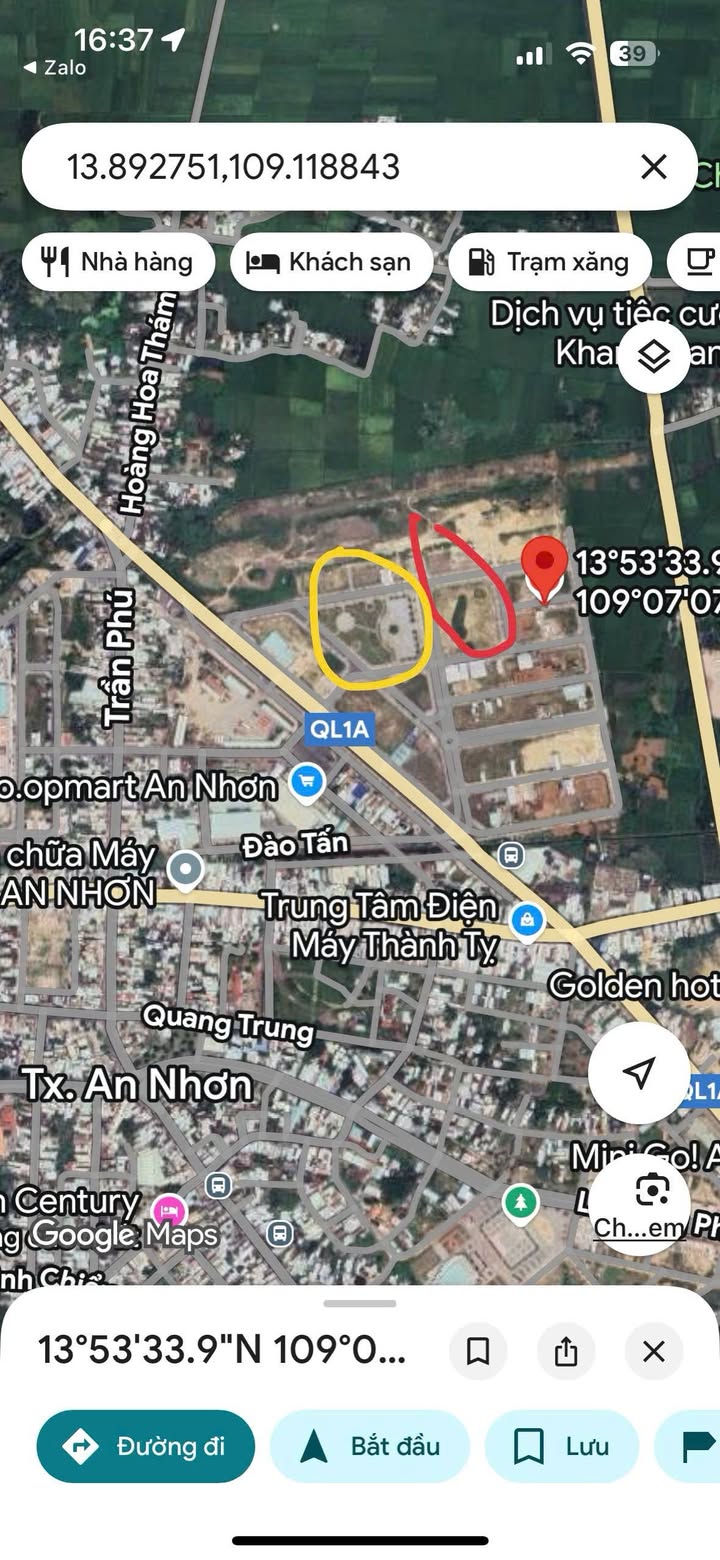 Đất nền khu Nguyễn Văn Linh An Nhơn 93m² giá 1.5 tỷ - Cơ hội đầu tư tuyệt vời!