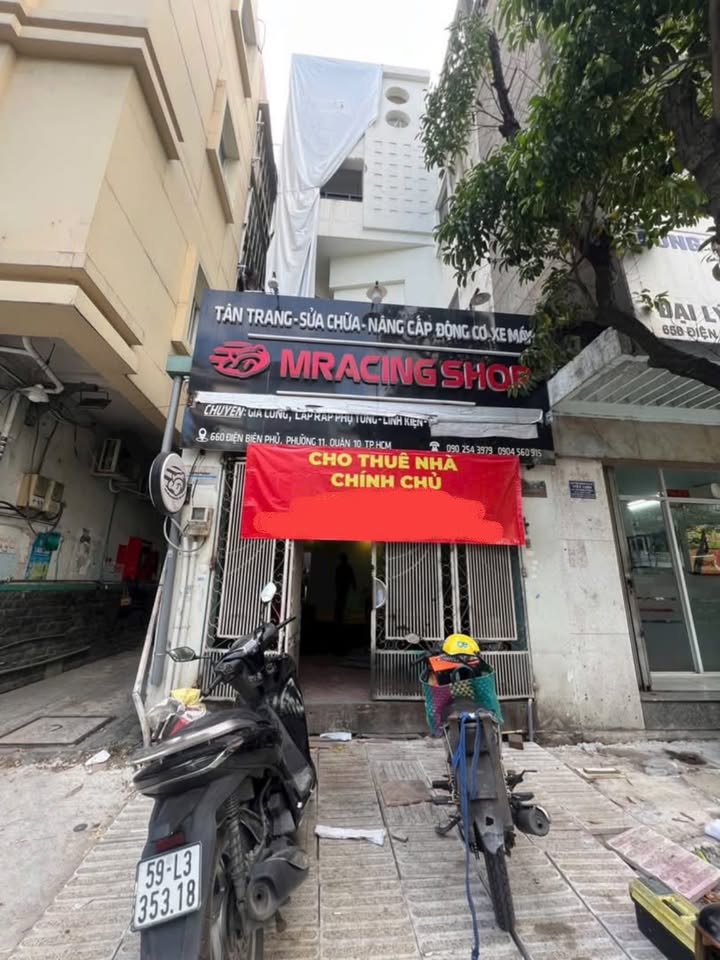 Cho thuê FrontHouse 660 Điện Biên Phủ, Quận 10, 48m² - Phù hợp kinh doanh đa ngành