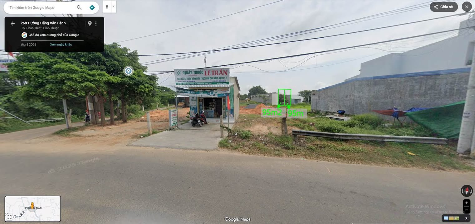 Đất thổ cư tại Phan Thiết 95m² giá 900 triệu - Cơ hội đầu tư tuyệt vời!