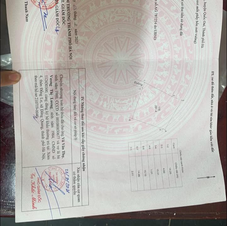 Đất nền Quốc Oai 281m² - Pháp lý rõ ràng, tiềm năng tăng giá cao!