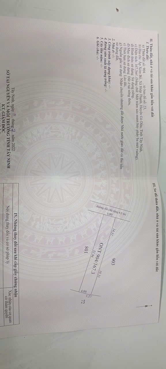 Đất nền Gò Dầu Tây Ninh 160m² giá 600 triệu - Sổ hồng chính chủ, thuận tiện xây dựng!