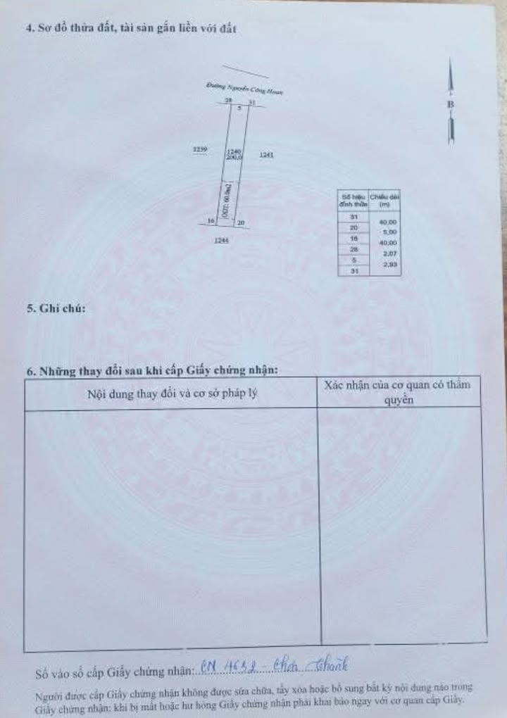 Đất nền mặt tiền Nguyễn Công Hoan, Chơn Thành 200m² - Giá rẻ đầu tư sinh lời!