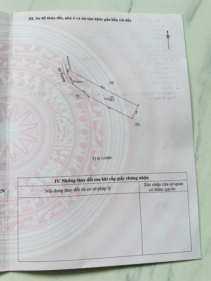 Đất nền Tân Định, Bắc Tân Uyên 1118m² giá 720 triệu - Chốt nhanh ngay hôm nay!