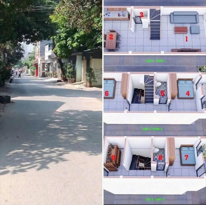 Nhà 3 tầng Phú Sơn 110m² giá 2 tỷ - Thiết kế hiện đại, chính chủ!