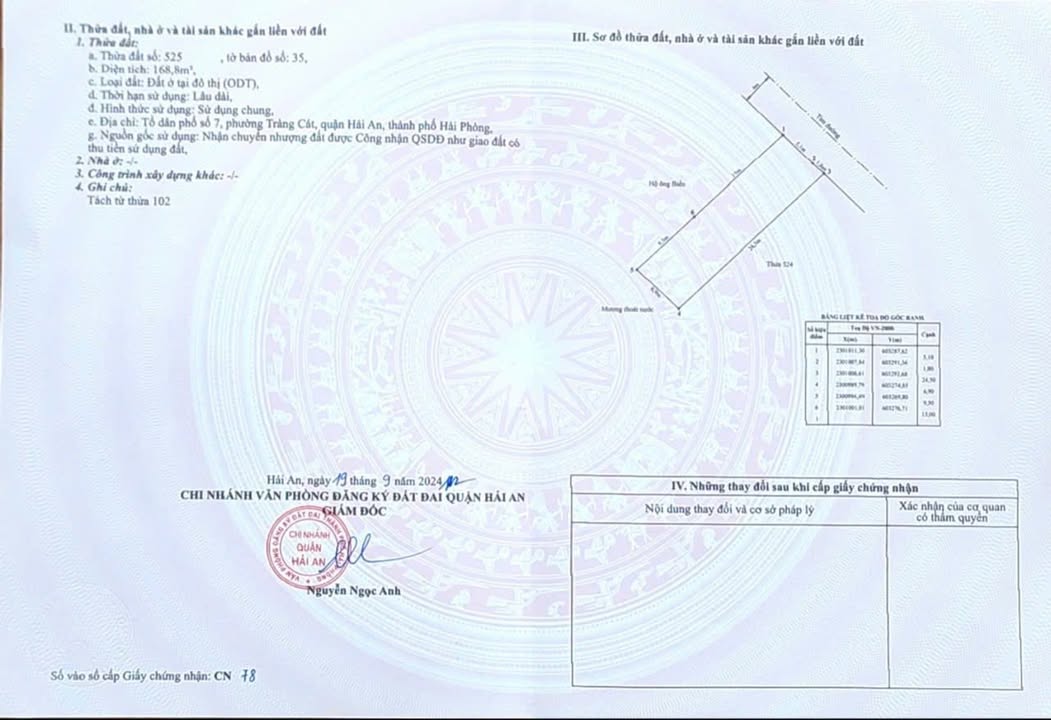 Đất nền đẹp tại Tràng Cát, Hải Phòng 168,8m² giá 4,05 tỷ - Tiềm năng đầu tư lớn!