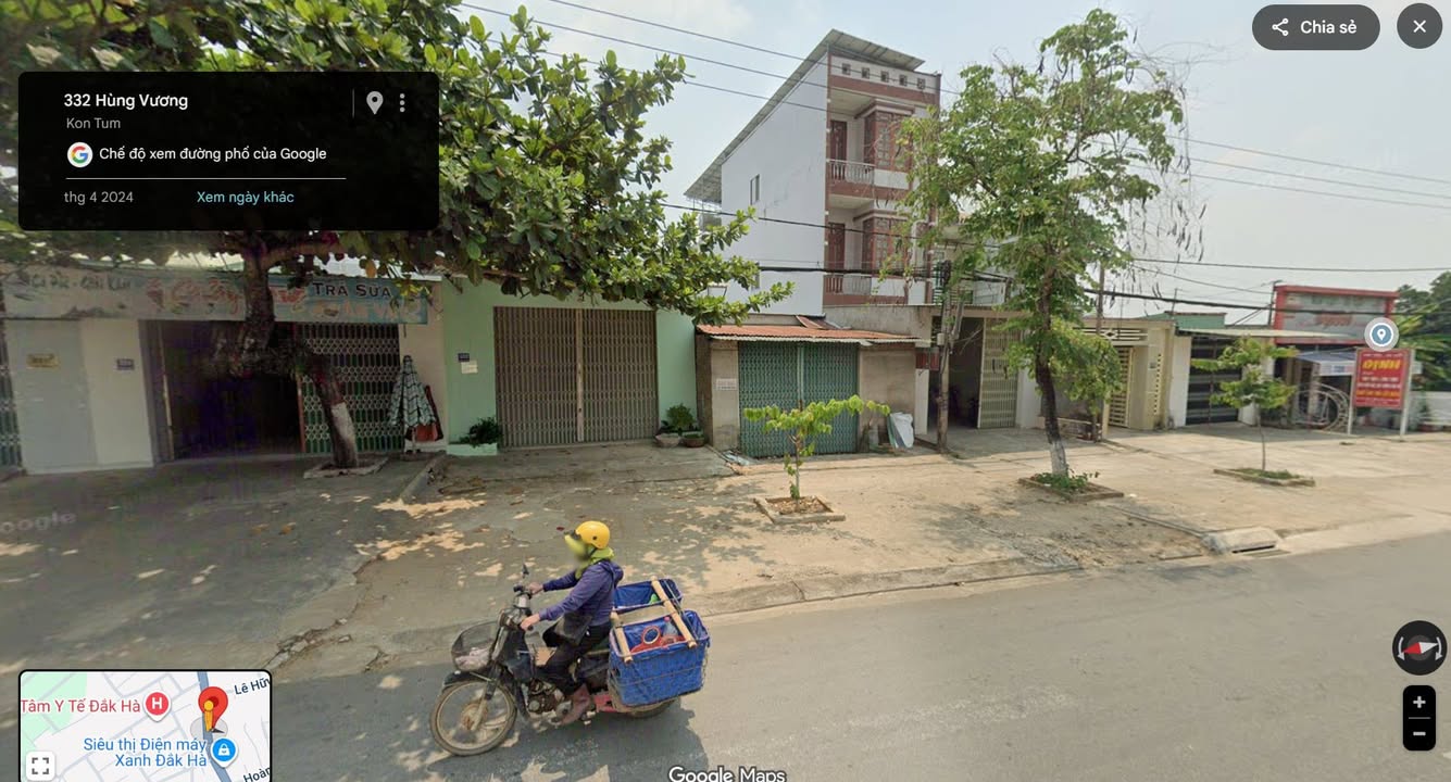 Nhà mặt tiền kinh doanh 332 Hùng Vương, Đăk Hà - Diện tích 700m², giá 4 tỷ!