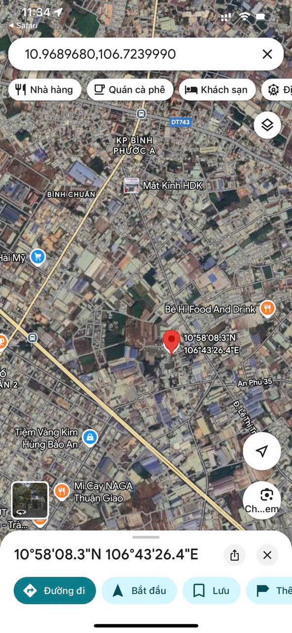 Đất nền chính chủ tại Thuận Giao, Thuận An 182m² giá 2.499 tỷ - Đầu tư sinh lời ngay!