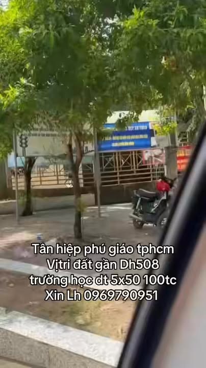 Đất nền Tân Hiệp, Phú Giáo, Bình Dương 250m² giá 500 triệu - Đường nhựa 7m, gần Uỷ ban và trường học!