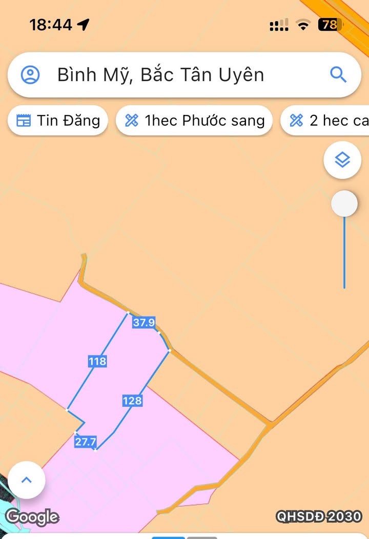 Đất nền Bình Mỹ, Bắc Tân Uyên 60m² giá chỉ 3.7 tỷ - Cơ hội đầu tư sinh lời!