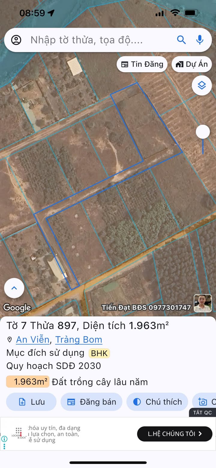 Lô đất đẹp An Viễn, Trảng Bom 1963m² giá 1 tỷ - Tiềm năng đầu tư cao!