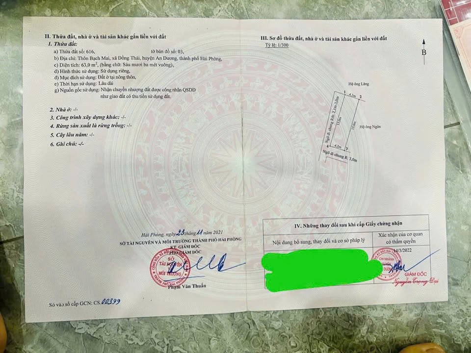 Đất nền Kiến An Hải Phòng 63m² giá 1.7 tỷ - Vị trí trung tâm, đầu tư sinh lời!
