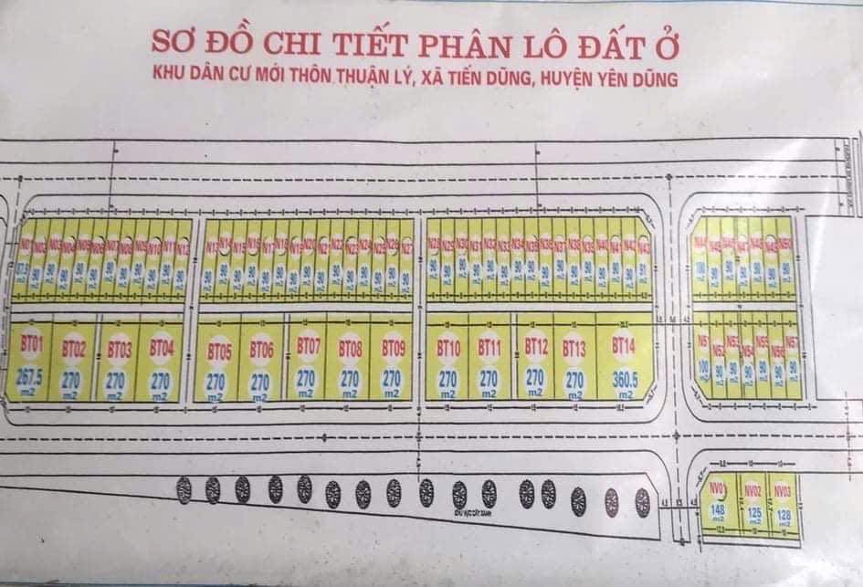 Đất đấu giá Tiến Dũng, Yên Dũng 130m² chỉ 1.XXX tỷ - Cơ hội đầu tư hấp dẫn!