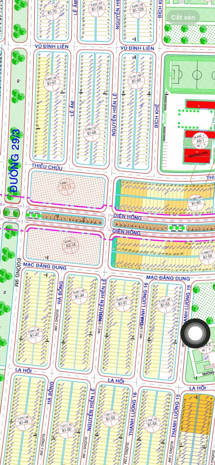 Đất nền Hòa Xuân 219m² giá 1x tỷ - Đối diện 4 chung cư Sun đang hình thành!