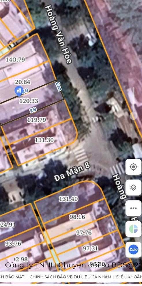 Đất mặt tiền Hoàng Văn Hòe, Đà Nẵng 120m² giá 9.9 tỷ - Tiềm năng đầu tư sinh lời!