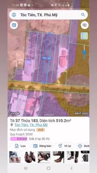 Đất nền Ấp 6 Tóc Tiên 510m² giá chỉ 2.04 tỷ - Pháp lý rõ ràng, vị trí thuận lợi!