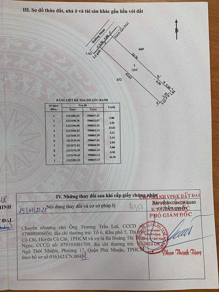 Đất nền Tân Thạnh Đông, Củ Chi 368m² giá 3.95 tỷ - Bán gấp, vị trí đẹp!