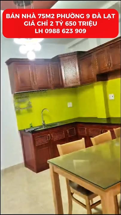 Nhà riêng Đà Lạt 75m² giá 2.65 tỷ - Chỉ cần xách vali vào ở ngay!