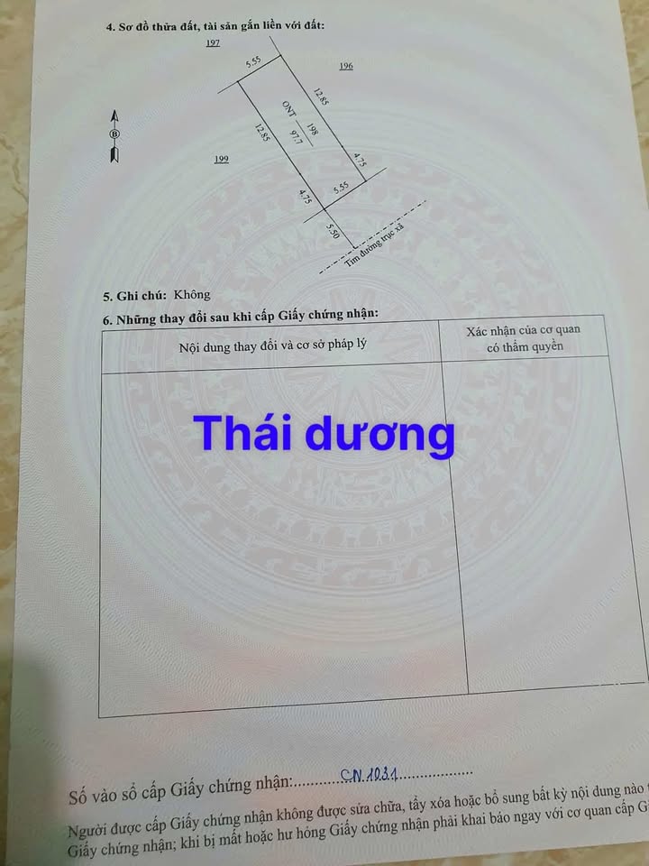 Đất nền Thái Dương Bình Giang 97m² giá 1.6 tỷ - Đầu tư sinh lời ngay!