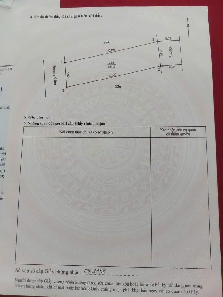 Đất nền TDP1 Tứ Hạ, Hương Trà 131m² chỉ 500 triệu - Cơ hội đầu tư tuyệt vời!