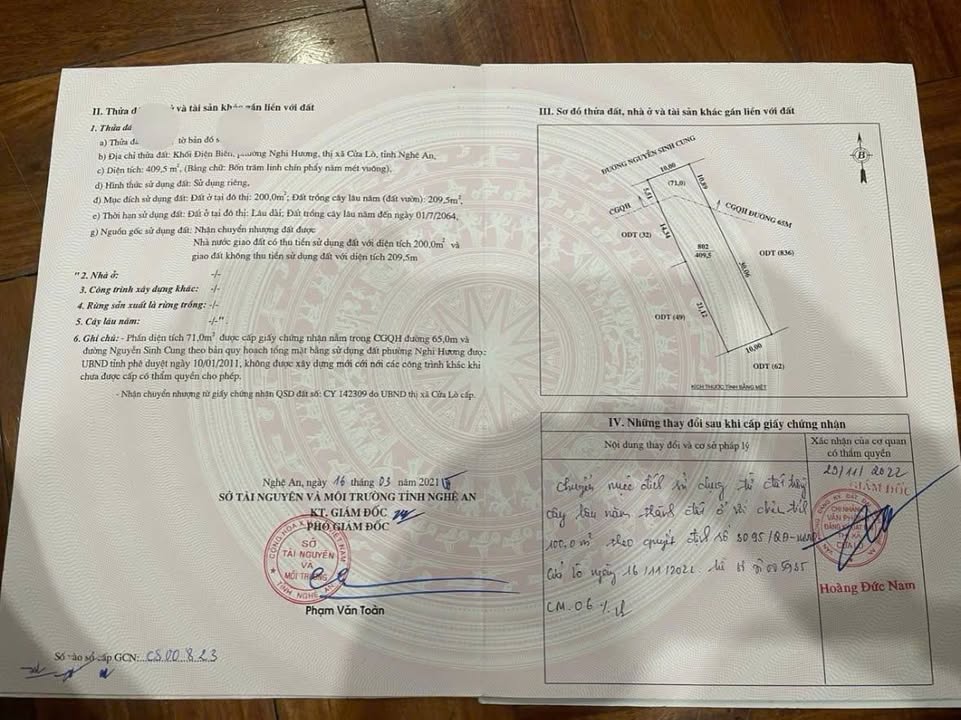 Đất nền đường Nguyễn Sinh Cung Cửa Lò 410m² giá chỉ từ 28 triệu - Cơ hội đầu tư tuyệt vời!