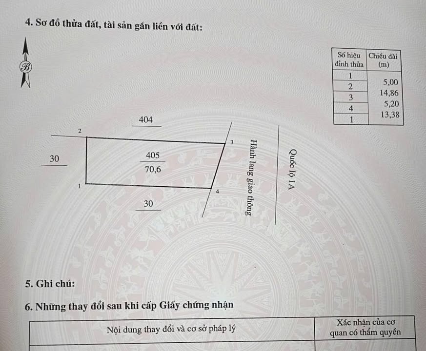 Đất thổ cư mặt đường Quốc lộ 1A, Hữu Lũng, 70m² giá 2.x tỷ - Tiềm năng sinh lời cao!