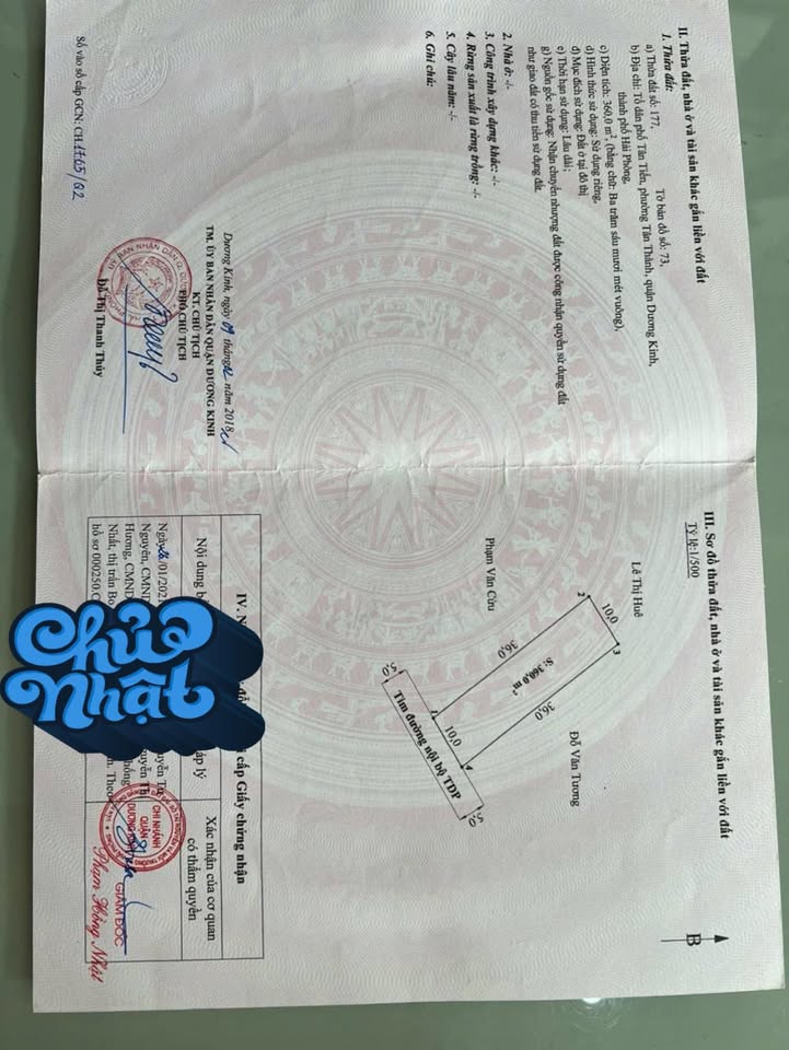 Đất nền Tân Thành Dương Kinh 360m² giá chỉ 21x triệu - Đầu tư sinh lời ngay!