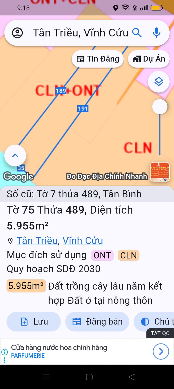 Đất Farm 6000m² Tân Bình, Vĩnh Cửu giá 21 tỷ - Phù hợp làm khu nghỉ dưỡng