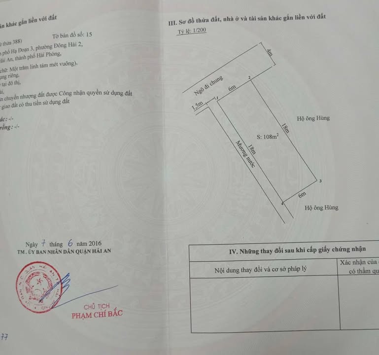 Đất nền Hạ Đoạn 3, Hải Phòng 108m² giá chỉ 3.51 tỷ - Cơ hội đầu tư sinh lời cao!