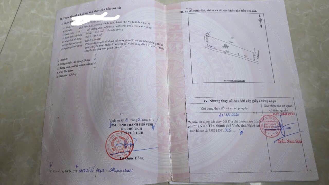 Nhà 2 tầng đường Nguyễn Khuyến, Vinh Tân 119m² giá 2.88 tỷ - Vị trí trung tâm lý tưởng!