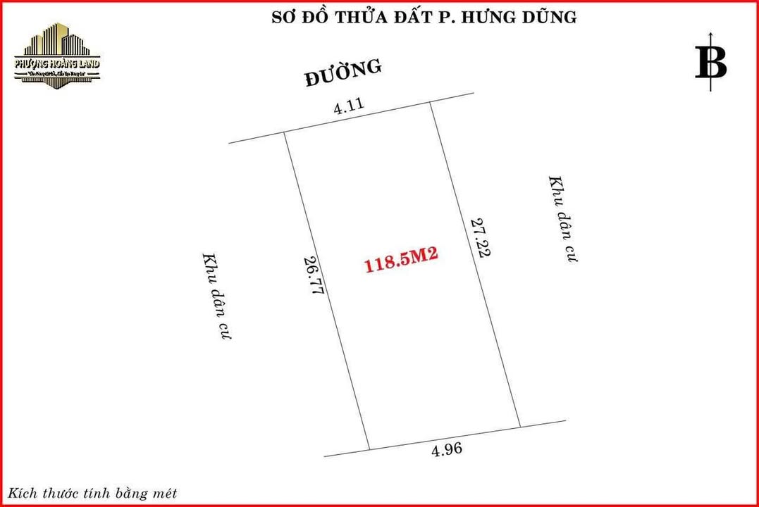 Bán đất ngõ đường Phạm Ngọc Thạch, phường Hưng Dũng, 118.5m² - Vị trí trung tâm, giá tốt!