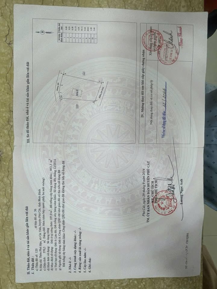 Bán đất thổ cư Cát Tiến, Phù Cát 842m² giá 5 tỷ - Cơ hội đầu tư tuyệt vời!