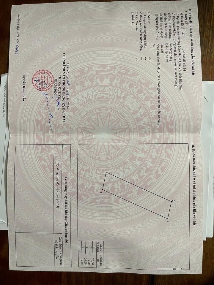 Đất nền 98m² tại Phượng Mao, Quế Võ - Chính chủ bán, giá thỏa thuận!