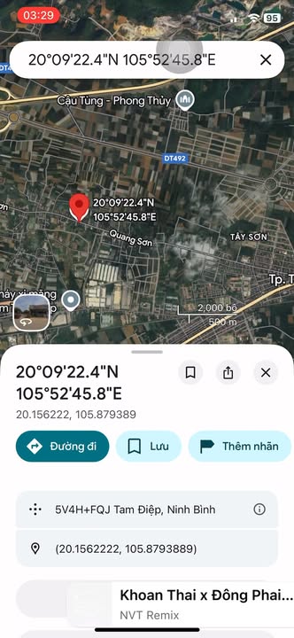 Đất nền Quang Sơn Tam Điệp 125m² giá chỉ 2 tỷ - Tiềm năng đầu tư sinh lời!