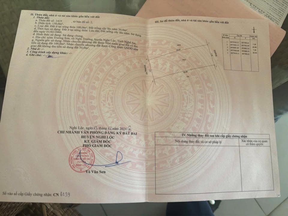 Đất nền xã Nghi Trường 150m² giá 700 triệu - Mặt tiền rộng 7m, gần trường học!