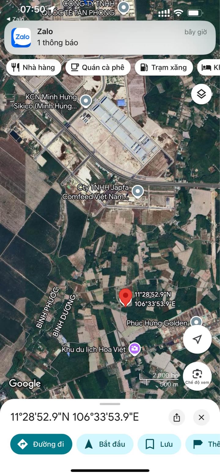 Đất thổ cư 150m² tại Minh Hưng, Chơn Thành giá 800 triệu - Cơ hội đầu tư tuyệt vời!