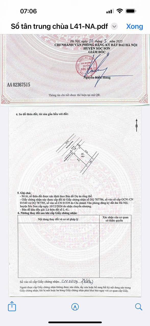 Đất nền 108m² khu Đấu Giá Tân Trung Chùa - Cơ hội đầu tư sinh lời cao!