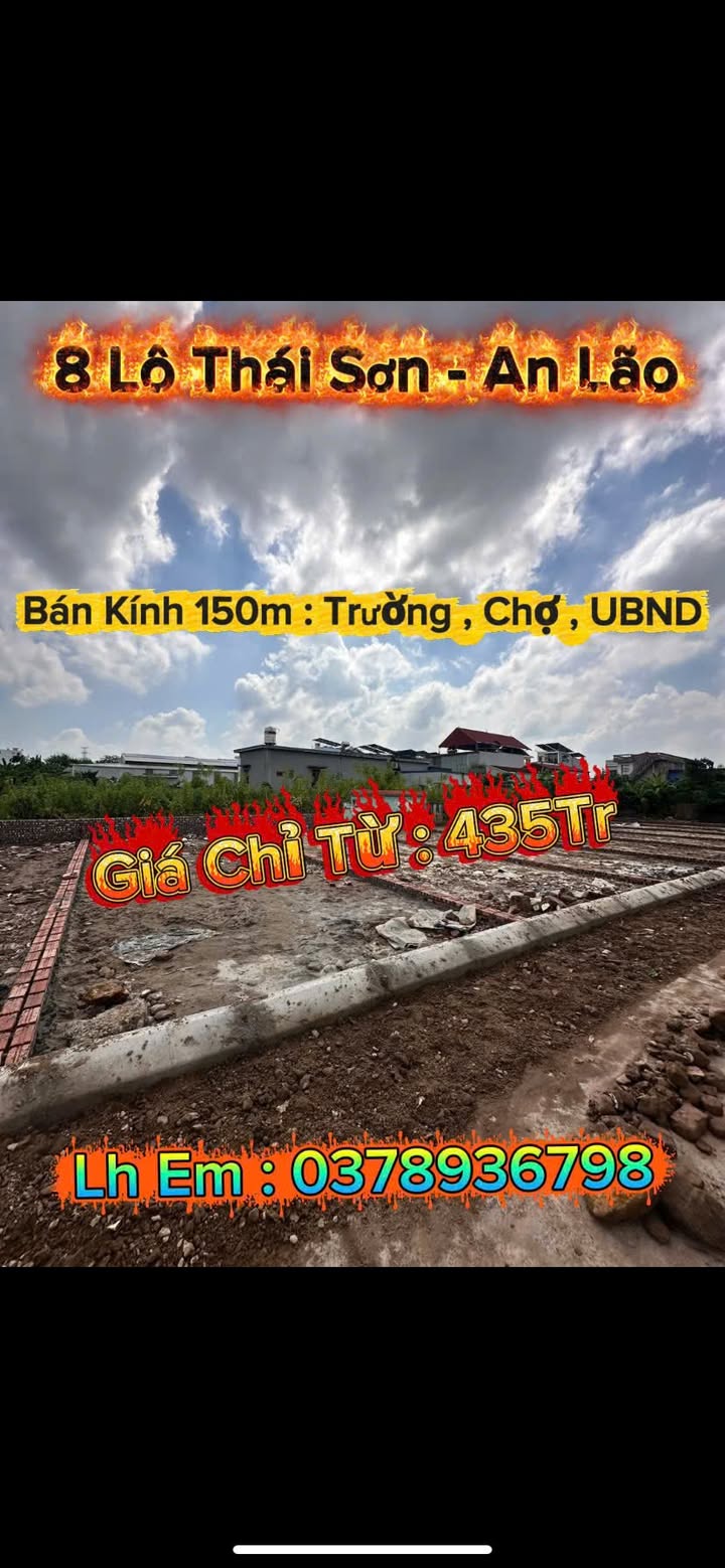 Đất nền Thái Sơn, An Lão, Hải Phòng 63m² chỉ 435 triệu - Tiềm năng sinh lời cao!