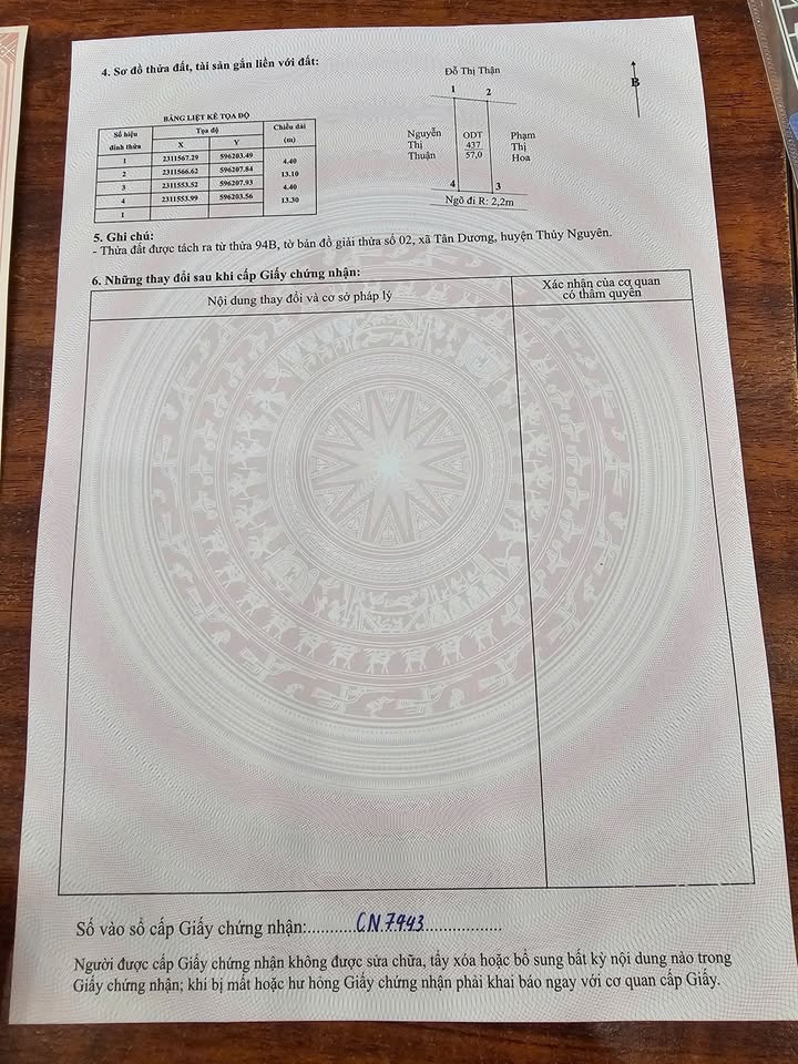 Đất nền Thủy Đường, Thủy Nguyên 59m² giá 2.66 tỷ - Đầu tư sinh lời ngay!