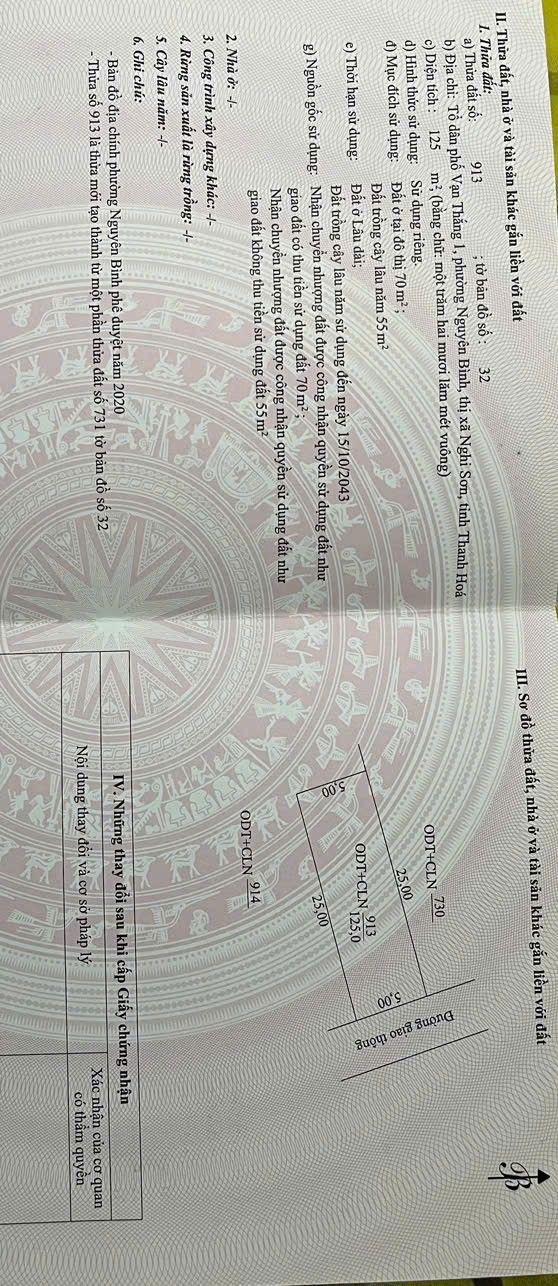 Đất nền Đào Duy Từ Nghi Sơn 125m² - Vị trí trung tâm, đầu tư sinh lời!