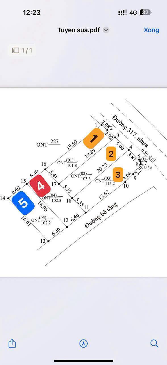 Đất nền Tu Vũ, Thanh Thủy 115m² giá 1.1 tỷ - Lô góc đẹp, thuận lợi đầu tư!